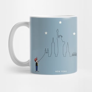 New York Skyline Boy Mug